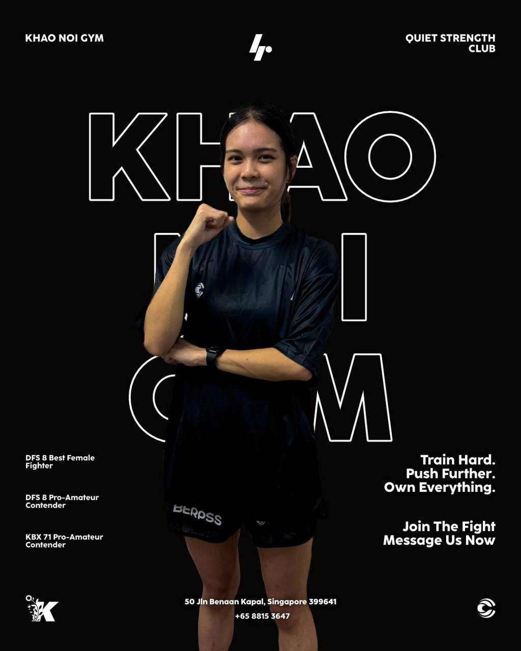 Breyl — Female Muay Thai Coach · KYC, Khao Noi Gym Singapore