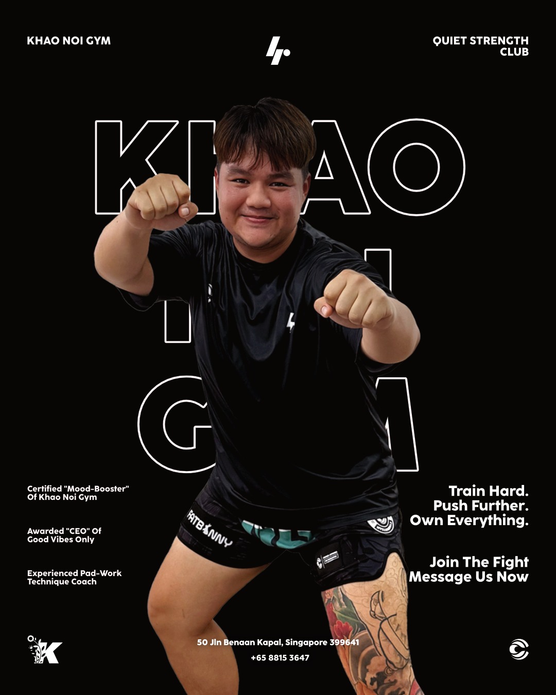 Kent — Head Coach & Class Manager, Khao Noi Gym Singapore